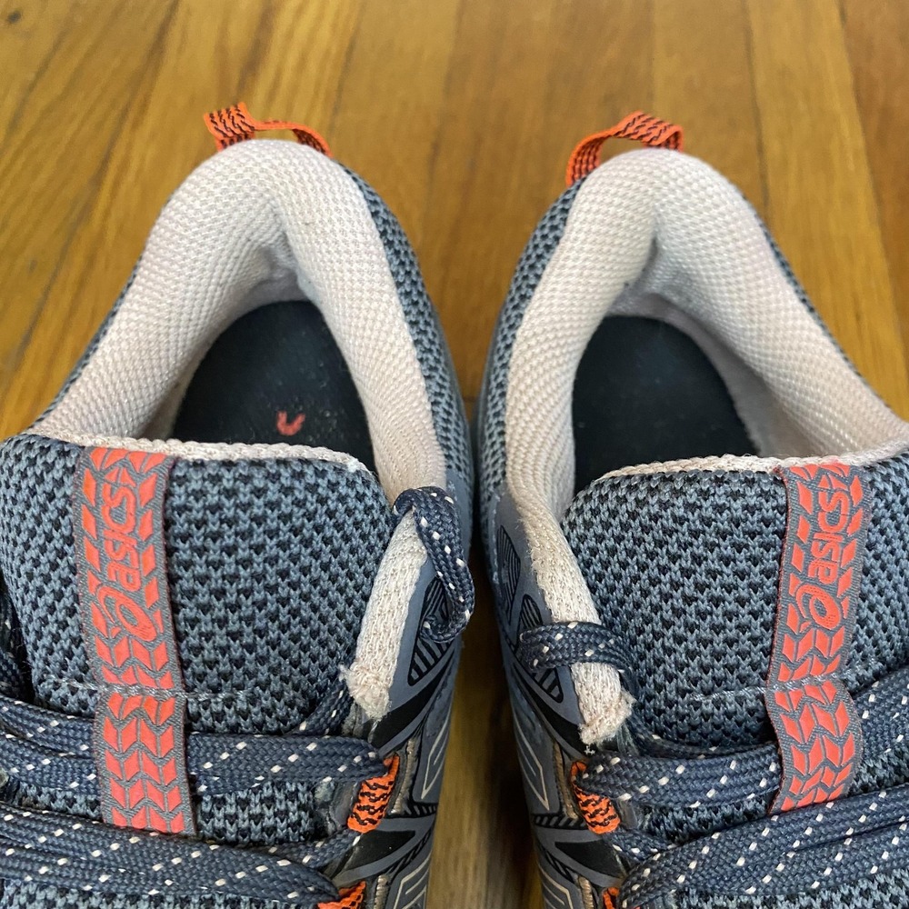 ASICS Gel Venture 8 Shoes Womens Size 8 Gray Coral Mesh Trail Running Sneakers - Picture 7 of 11